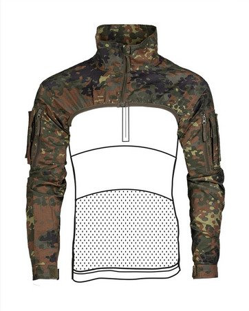 BOLERO TACTIC - Mil-Tec® - CAMUFLAJ GERMAN (FLECTAR)