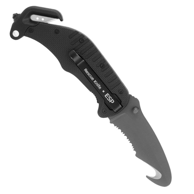 POCKET KNIFE - HOOK BLADE - BLACK - 217 MM - ESP