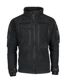 JACHETA FLEECE IMPERMEABILA PENTRU VREME RECE - Mil-Tec® PLUS - NEAGRA