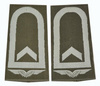 EMBLEMA - GENUINE GERMAN AIR FORCE O.D./SILVER SHOULDER LOOPS ´FELDWEBEL´