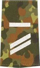 EMBLEMA - GERMAN ARMY FLECKTARN CAMO/SILVER SHOULDER LOOPS ´OBERGEFREITER UA´