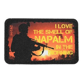 PATCH SMELL OF NAPALM - NEGRU - M-TAC
