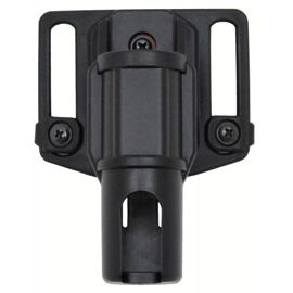 Suport pentru bastoane, 9,5 cm, rotativ, negru