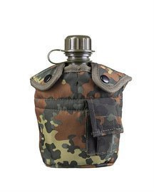BIDON AMERICAN PENTRU APA - CU HUSA SI GAMELA - 900 ML - FLECTAR