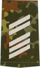 EMBLEMA - GERMAN ARMY FLECKTARN CAMO/SILVER SHOULDER LOOPS ´OBERSTABSGEFREITER´