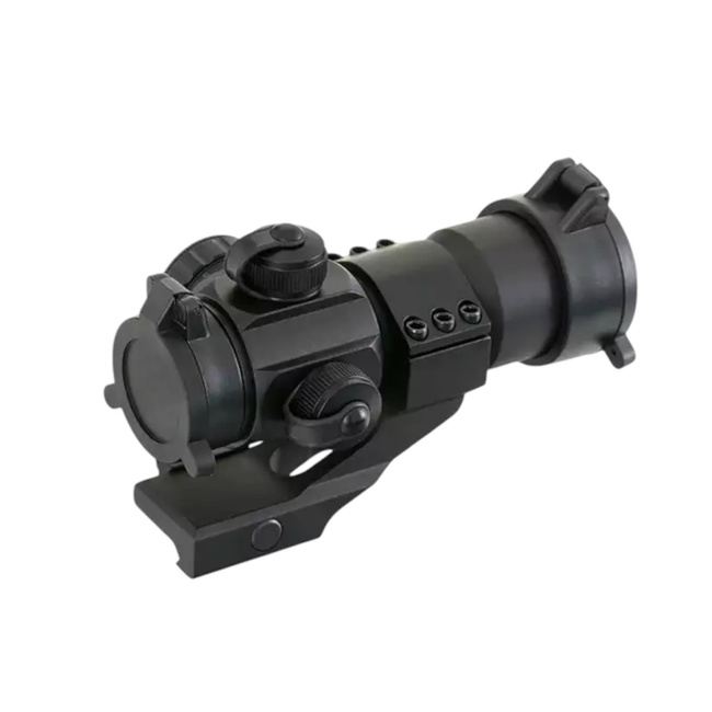 REPLICA DISPOZITIV DE OCHIRE STANDARD CQB RED DOT SIGHT CU MONTURA CANTILEVER - NEGRU - PCS
