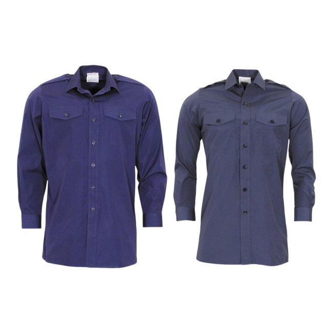 Camasa cu maneca lunga - Royal Navy - Surplus Militar Armata Britanica - Albastru Inchis - Ca Noua