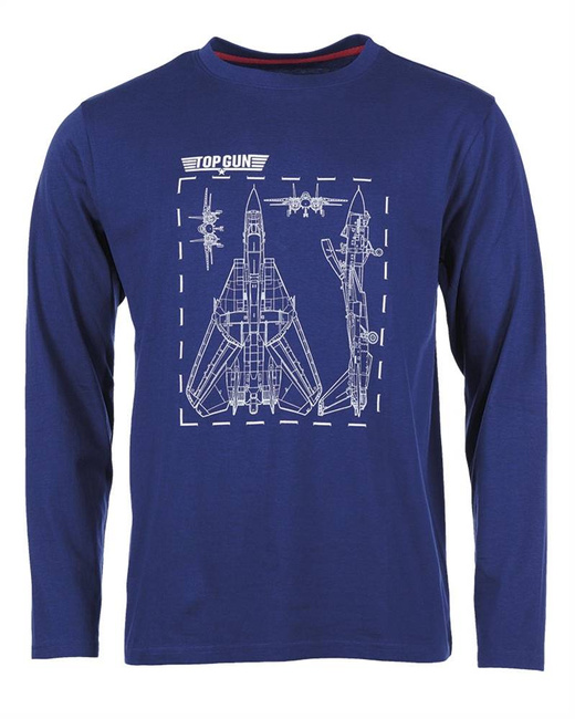 BLUZA CU MANECA LUNGA - TOP GUN - MIL-TEC - BLEUMARIN