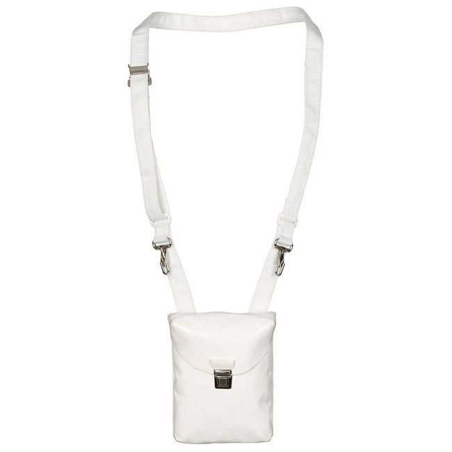PVC document bag - Austrian military surplus - White - Used