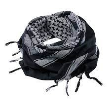 ESARFA SHEMAG - NEGRU/ALB - BRANDIT