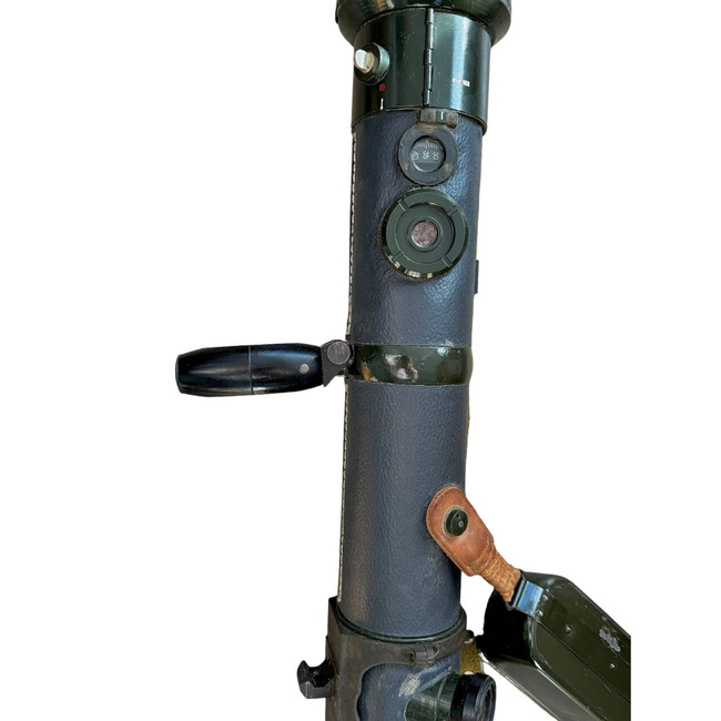 TELEMETRU STEREOSCOPIC CU CUTIE METALICA DE TRANSPORT, BARA DE MASURARE SI TREPIED - WWII - SURPLUS MILITAR AUTENTIC ROMANESC - DECO/IN STARE BUNA