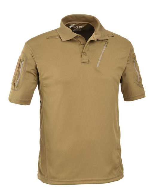 TRICOU POLO CU BUZUNARE - ADVANCED TACTICAL - DEFCON 5 - COYOTE TAN