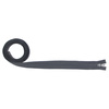 Zipper, partable, grey, 200 cm