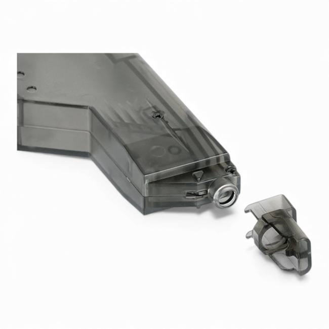 Alimentator pentru incarcatoarelor tip low-cap/mid-cap si pentru incarcatoare de pistol - 150 bile - ABS
