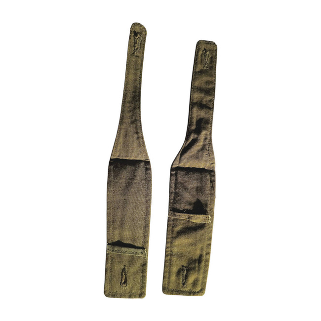 EPAULETS - ROMANIAN ARMY MILITARY SURPLUS - GREEN OD - IN GOOD CONDITION