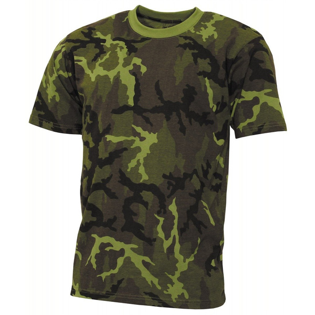 TRICOU DIN BUMBAC STREETSTYLE IN STILUL ARMATEI AMERICANE - MFH - CAMUFLAJ CEH M95