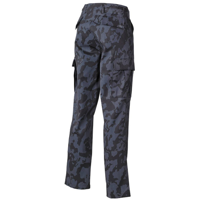 US COMBAT PANTS - BDU - MFH® - NIGHT CAMOUFLAGE