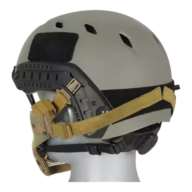 MASCA CU PLASA PENTRU JUMATATE DE FATA 2.0 - Multicamo - WOSPORT