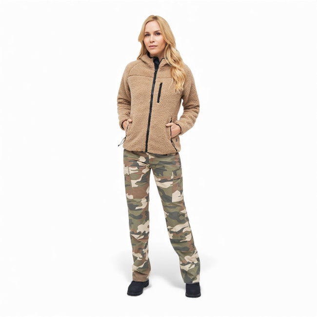 Pantaloni BDU pentru femei - Ripstop - Light Woodland Camo - Brandit