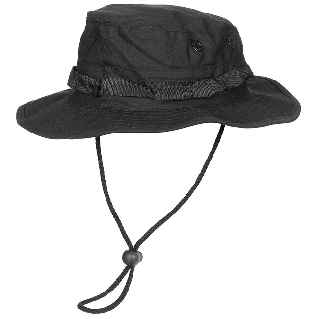 US GI Bush Hat, Rip Stop, Black