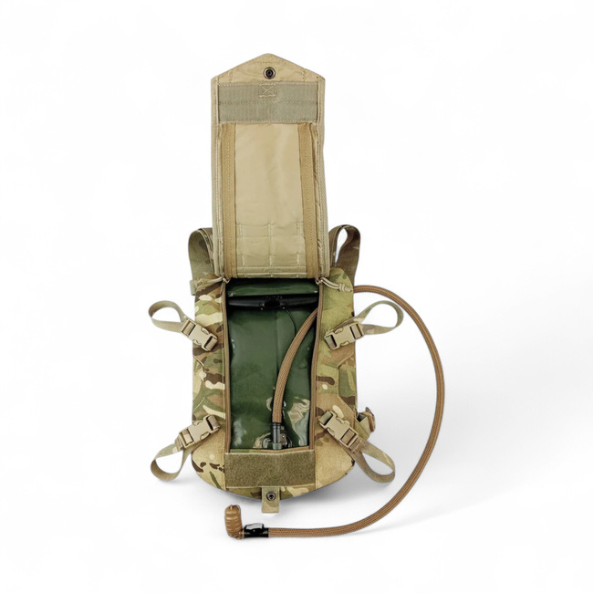 Rucsac de hidratare termoizolat -  Rider - rezervor TPU - Surplus Militar Armata Britanica UK - Camuflaj MTP - 3L - Uzat
