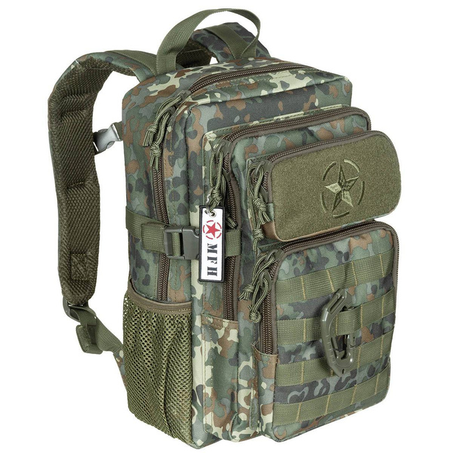 RUCSAC AMERICAN ASSAULT - "YOUNGSTER"- 15 L - MFH® - CAMUFLAJ BW