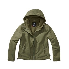 JACHETA DAMA - FRONTZIP WINDBREAKER - VERDE OLIVE - BRANDIT