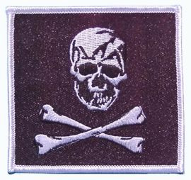EMBLEMA JOLLY ROGER 85 x 80 MM