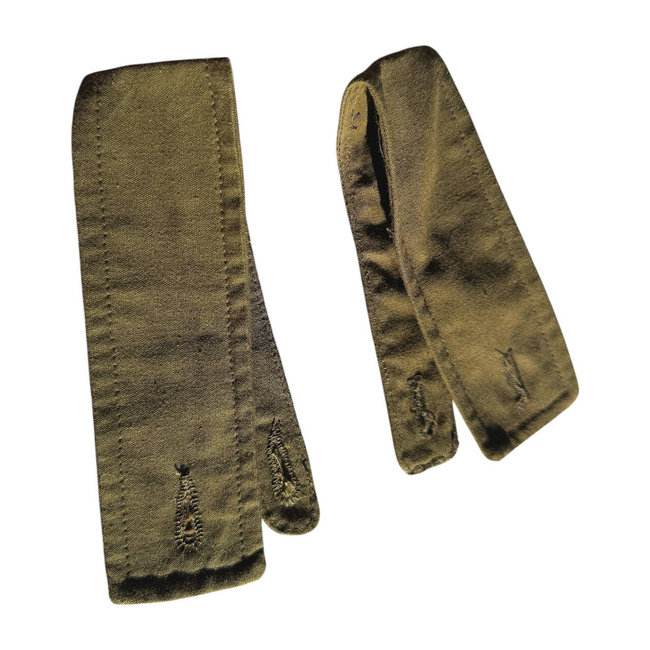 EPAULETS - ROMANIAN ARMY MILITARY SURPLUS - GREEN OD - IN GOOD CONDITION