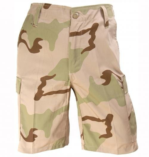SHORT PANTS US 3-COLOUR DESERT CAMO BERMUDA