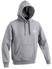 HOODIE WITH EMBROIDERED FRONT CHEST LOGO - D.FIVE - GRAY
