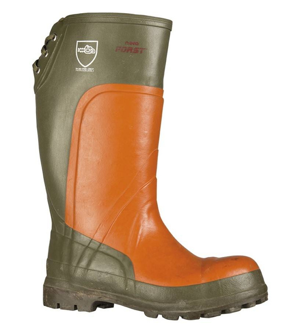 Euro PM Lumberjack cut-resistant safety boots - Class 3 - For forestry workers - German army surplus - Used