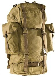 RUCSAC GERMAN ARMY COMBAT 65L COYOTE
