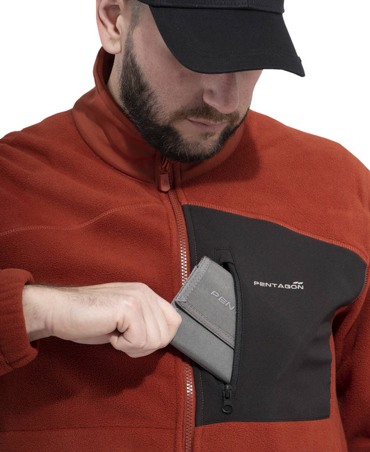 JACHETA FLEECE CU FERMOAR - ATHOS 2.0 - PENTAGON® - VERDE OLIVE
