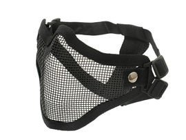 STEEL PROTECTIVE HALF-FACE MASK V.1 - BLACK - CS