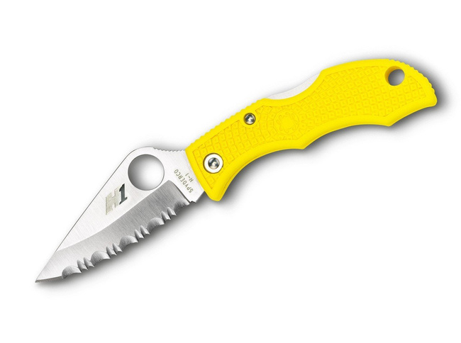 CUTIT DE BUZUNAR "LADYBUG SALT SERRATED" - SPYDERCO