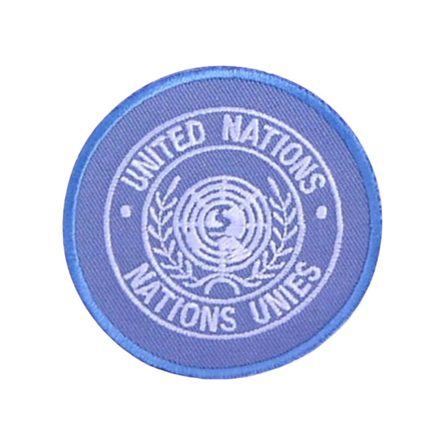 PATCH TEXTIL UNITED NATIONS - ALBASTRU