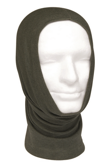 WOOL FACE MASK - OD - EAST GERMANY MILITARY SURPLUS - LIKE NEW