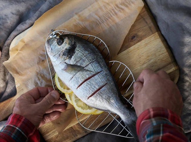 Grătar Grandpa's, oțel inoxidabil - Argintiu