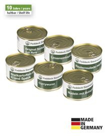 12 cutii de conserve