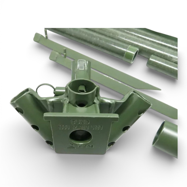 Echipament de sustinere pentru plasa de camuflaj - Surplus militar Armata Germana - Verde OD - In stare buna