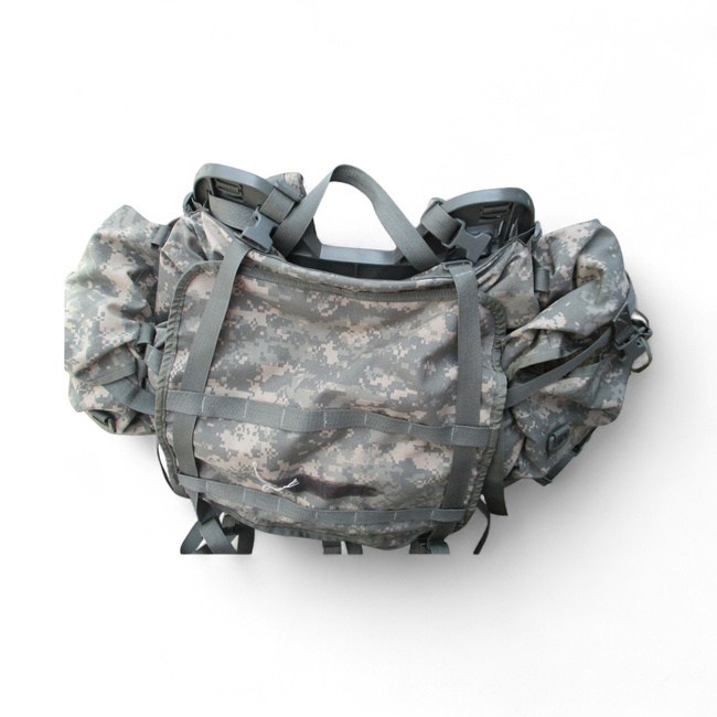 Rucsac Molle II cu cadru metalic extern - Surplus Militar Armata SUA - Camuflaj ACU - Uzat