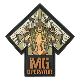 PATCH OPERATOR MG PRINT PVC - NEGRU/COYOTE - M-TAC