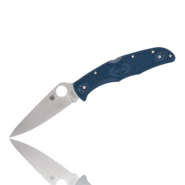 Cutit pliabil Spyderco Endura 4 - Otel CPM SPY27 - Maner FRN Albastru Cobalt - Lama Plain Edge