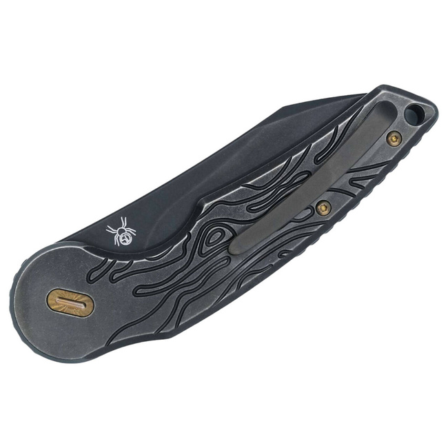 CUTIT DE BUZUNAR JUPITER TITANIUM BLACK & BRONZE - FOX KNIVES
