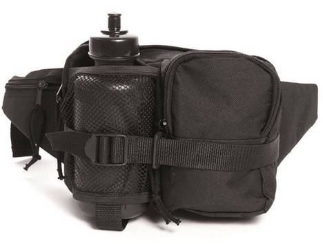 BORSETA - CU BIDON DIN PLASTIC DE 1 L - Mil-Tec - NEAGRA