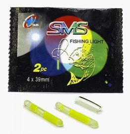 GREEN MICRO LIGHT STICKS (4 x 39 MM / 2 PCS PER PACK)