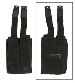 Pouch KSK Negru pentru 2 incarcatoare - Surplus Militar