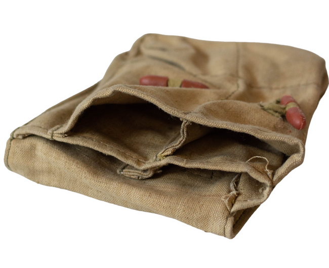 PORT INCARCATOR AK-47 CU 4 COMPARTIMENTE - SURPLUS MILITAR DE LA GARZILE PATRIOTICE ROMANE - DIVERSE NUANTE - IN STARE BUNA