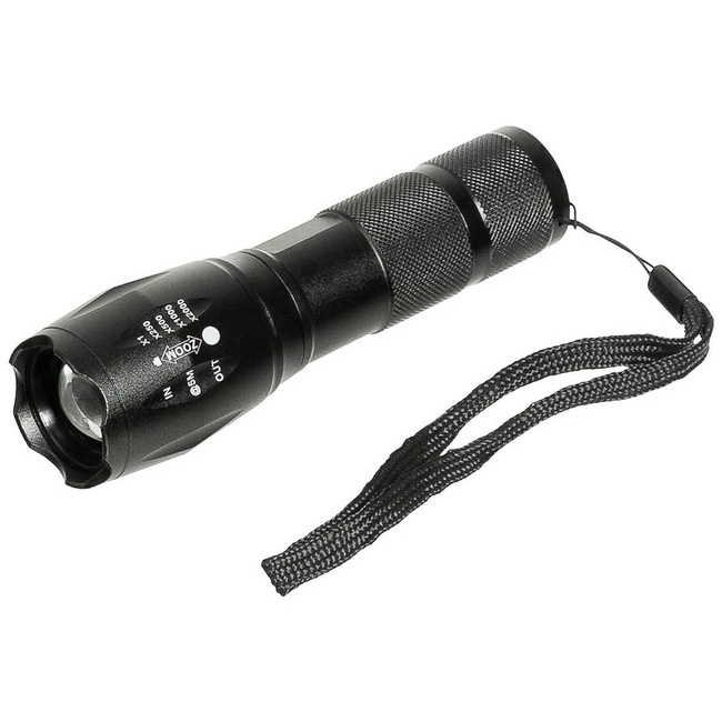 LED FLASHLIGHT - "DELUXA MILITARY TORCH"